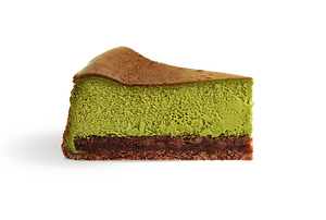 茶山拾谷-抹茶红豆巴斯克蛋糕