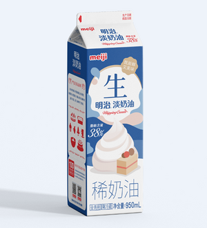 明治38%淡奶油（6瓶）（需预定）